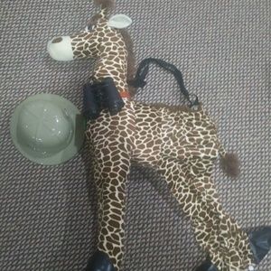 Size 3-7 kids Giraffe Safari costume